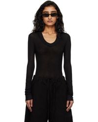 Entire studios - Circle Neck Bodysuit - Lyst