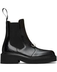 Marni - Black O-ring Chelsea Boots - Lyst