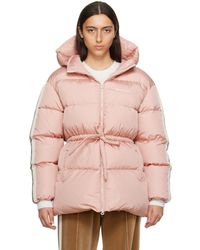 Palm Angels - Drawstring Hooded Puffer Jacket - Lyst