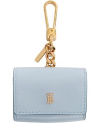 Burberry Blue Leather Airpods Pro Case