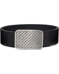 HUGO - Leather Belt - Lyst