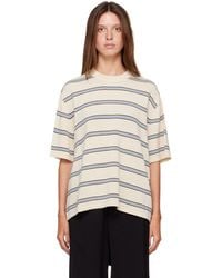 Cordera - Off- Organic Cotton Striped T-Shirt - Lyst