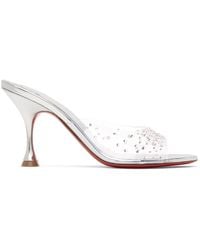 Christian Louboutin - Degramule Strass 85 Heeled Sandals - Lyst