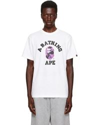 A Bathing Ape - Color Camo College T-Shirt - Lyst