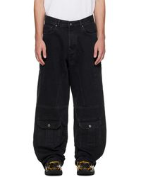 Off-White c/o Virgil Abloh - Half Arrow Cargo Slouchy Jeans - Lyst