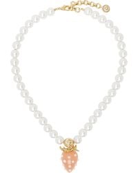 CASABLANCA - Strawberry Necklace - Lyst