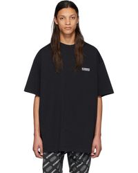 Vetements Black Star Wars Edition Episodes Patch T-shirt