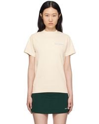 Sporty & Rich - Off-white 'drink More Water' T-shirt - Lyst