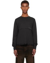 Eckhaus Latta - Paneled Long Sleeve T-Shirt - Lyst