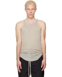 Rick Owens - Off- Tower Basic Rib Tank Top - Lyst