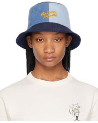 Maison Kitsuné - Denim Bucket Hat - Lyst