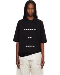 Rick Owens - Temple Jumbo S/S T-Shirt - Lyst