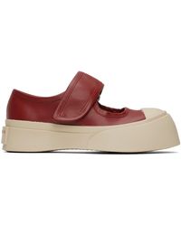 Marni - Red Pablo Mary-jane Sneakers - Lyst