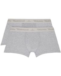 Vivienne Westwood - Two-pack Gray Boxers - Lyst