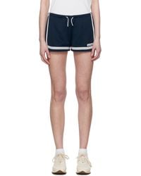 CASABLANCA - ネイビー Running メッシュテープ ショートパンツ - Lyst
