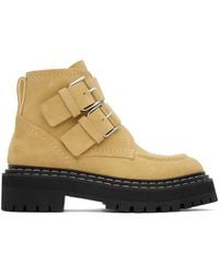 Proenza Schouler - Lug Sole Buckle Boots - Lyst