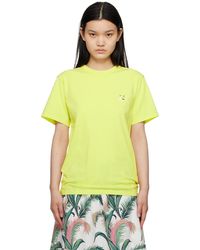 Maison Kitsuné - Yellow Hotel Olympia Edition Fox Head T-shirt - Lyst
