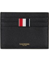 Thom Browne - Pebble Grain Note Compartment Card Holder - Lyst
