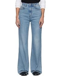 Ami Paris - Cotton Flare Fit Jeans - Lyst