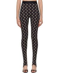 Marine Serre - Recycled Jersey Moon Stirrup Leggings - Lyst