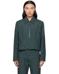 Kiko Kostadinov - Kraner Cropped Blouson Jacket - Lyst