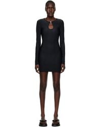 Ksubi - Black Charmed Keyhole Minidress - Lyst