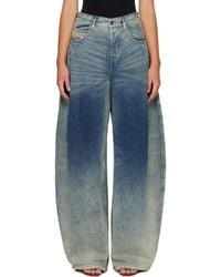 DIESEL - High Waist 1987 D-Khelz Jeans - Lyst