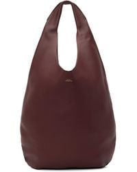 A.P.C. - Burgundy 'Le Neige' Bag - Lyst