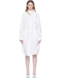 Vivienne Westwood - Drunken Shirt Midi Dress - Lyst