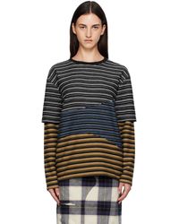 ANDERSSON BELL - Stripe Layered T-Shirt - Lyst