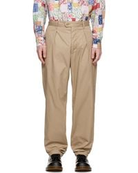 Engineered Garments - Beige Carlyle Trousers - Lyst