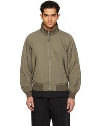 Tom Ford - Khaki Techno Poplin Cashmere-Lined Jacket - Lyst