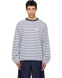 we11done - Stripe Long-Sleeve T-Shirt - Lyst