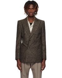 Dries Van Noten - Peaked Lapel Blazer - Lyst