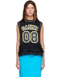 Ganni - Cycora Oversized Tank Top - Lyst