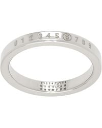 MM6 by Maison Margiela - Numeric Minimal Signature Ring - Lyst