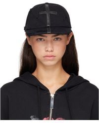 MATIERES FECALES - Symbol Leather Cap - Lyst