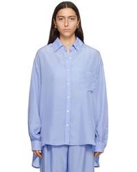 Frankie Shop - Blue Georgia Shirt - Lyst