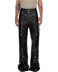 Lu'u Dan - Zipped Riot 5-Pocket Faux-Leather Pants - Lyst