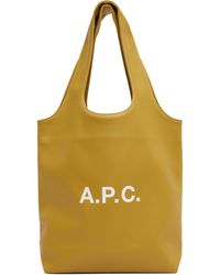 A.P.C. - Khaki Ninon Small Tote - Lyst