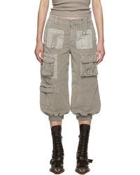 Blumarine - Gray Capri Trousers - Lyst