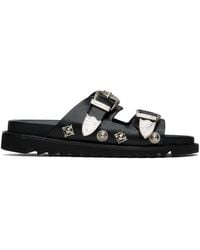 Toga - Ssense Exclusive Buckle Sandals - Lyst