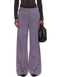 Our Legacy - Pantalon De Détente Mauve À Poches À Glissière - Lyst