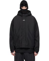 Balenciaga - Blouson de ski noir à logos 3b sports - skiwear - Lyst