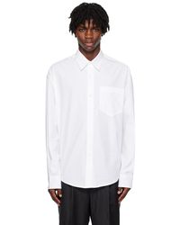 Ami Paris - White Boxy Fit Shirt - Lyst