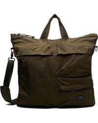 C.P. Company - Khaki Nylon B Lens Tote - Lyst