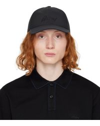 Brioni - Navy Embroidered Cap - Lyst