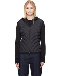 Moncler - Zip Up Cardigan Down Jacket - Lyst
