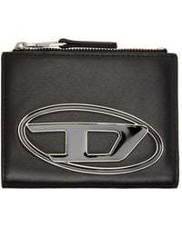 DIESEL - Logo Plaque Small Leather Wallet - Lyst