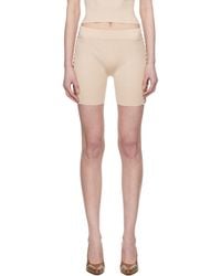 Isa Boulder - Ssense Exclusive Ribbed High Waist Shorts - Lyst